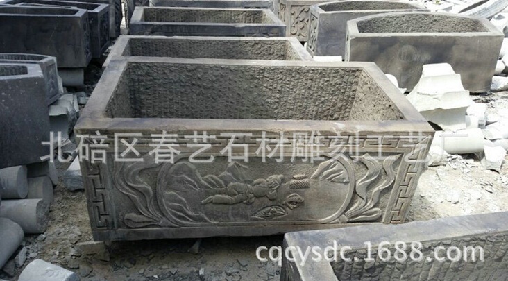 石雕魚(yú)缸的制作過(guò)程怎樣
